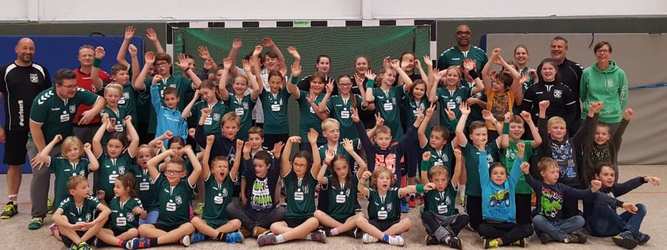 Gruppenbild Handball-Camp 2018