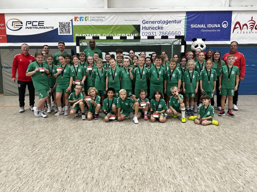 Gruppenbild Handball-Camp 2024