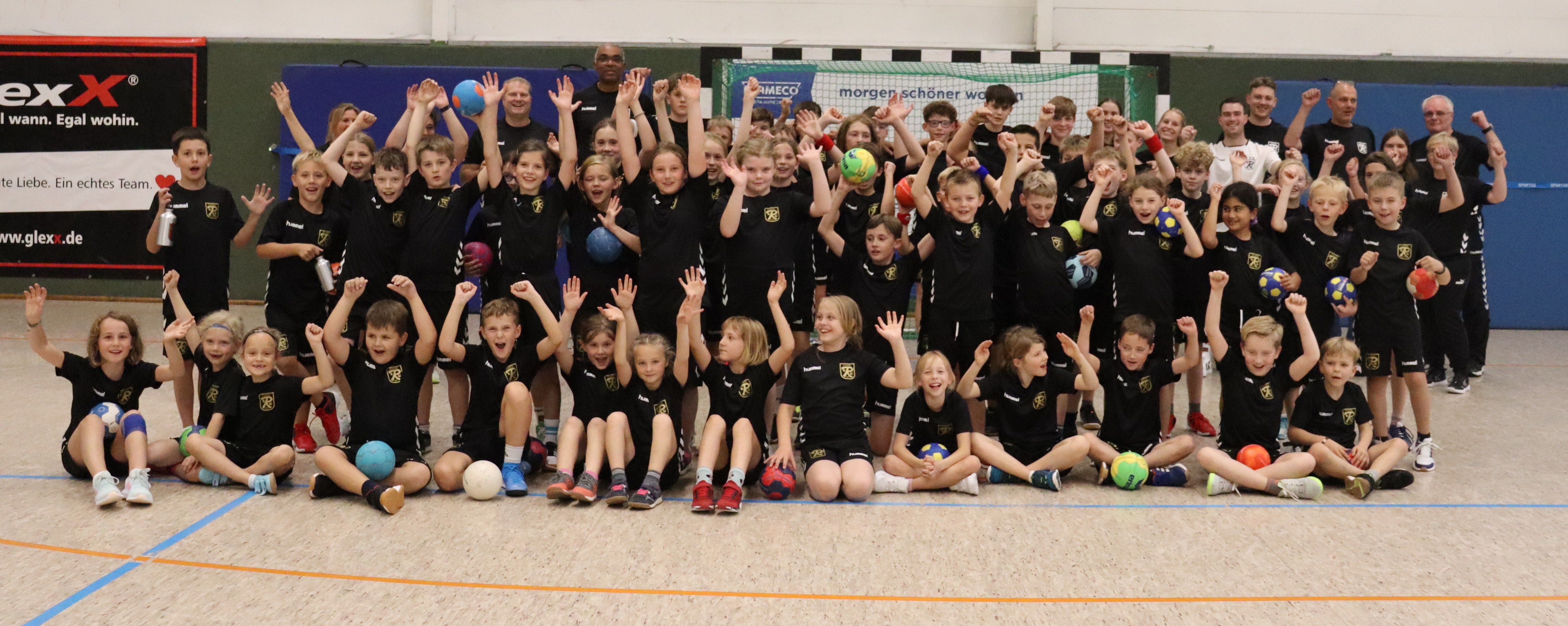 Gruppenfoto Handball-Camp 2023